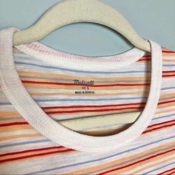 Madewell Whisper Cotton Rib-Crewneck Tee - Picture 5 of 7